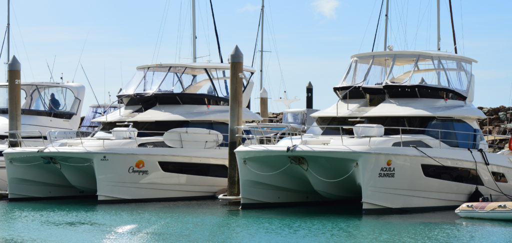 Aquila 44 fleet in Whitsundays