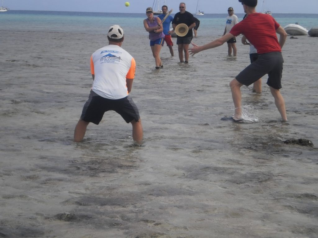 Cricket match North Minerva Reef