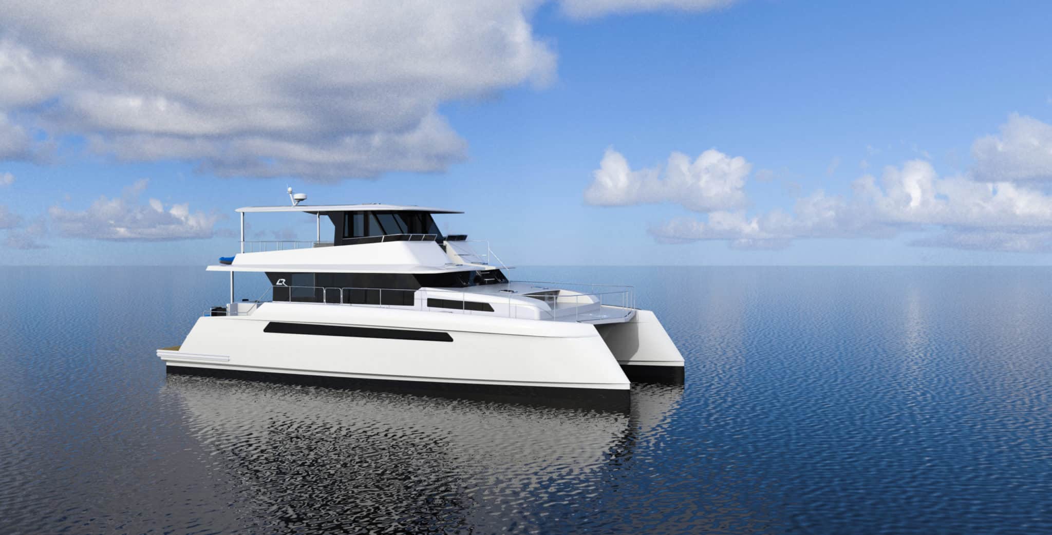 hydrofoil power catamarans