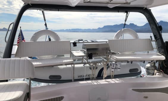 seawind 1190 sport ext cockpit bbq