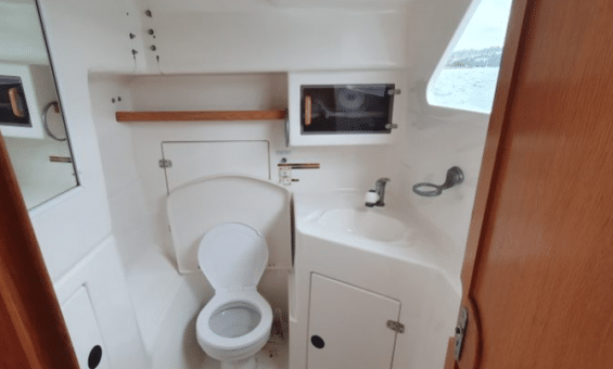 Beach house toilet